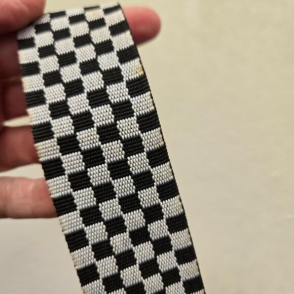 Vans All Day Crossbody Bag Black Checkerboard Strap Skater Emo Scene - Picture 4 of 12